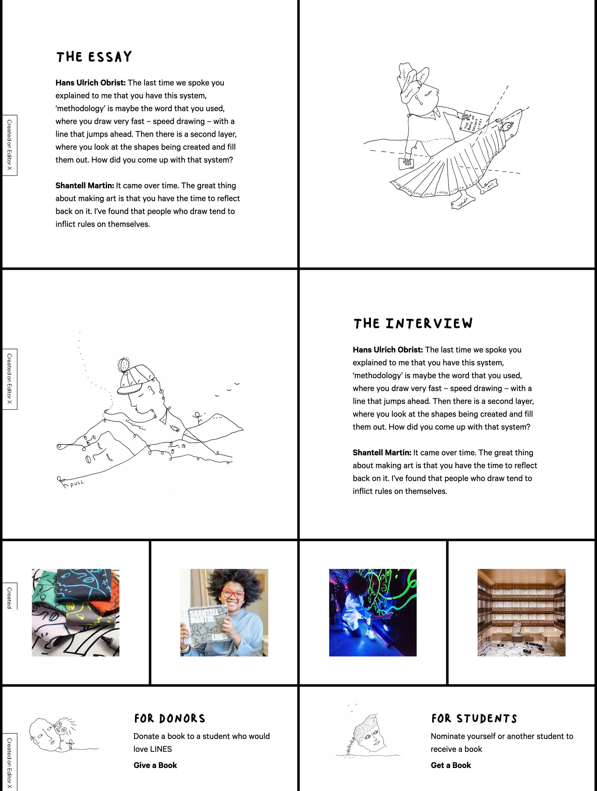 Shantell Martin — Work: LINES Art Book
